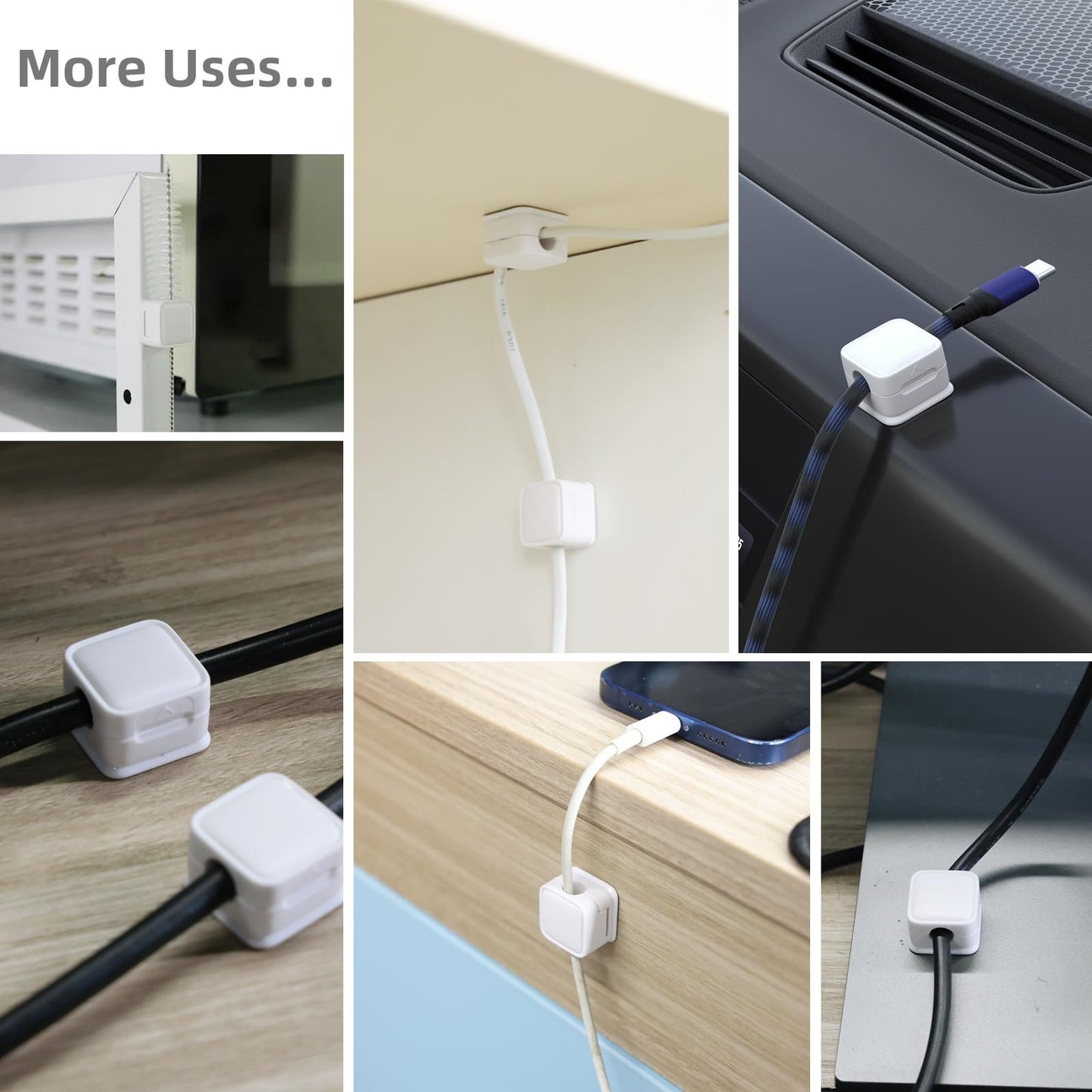 🔌 Tame Tangled Cables Instantly - 49% OFF- ✨ Magnetic Cable Organizers - No More Desk Clutter