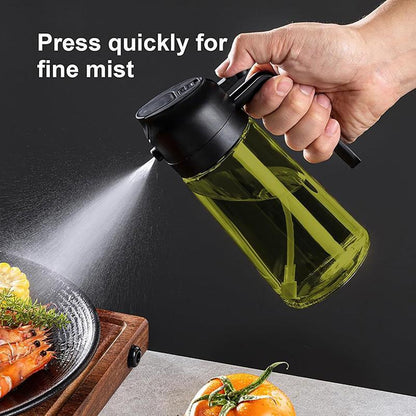 🍳 Revolutionize Your Cooking - 49% OFF - ✨ 2 in 1 Glass Oil Sprayer & Dispenser