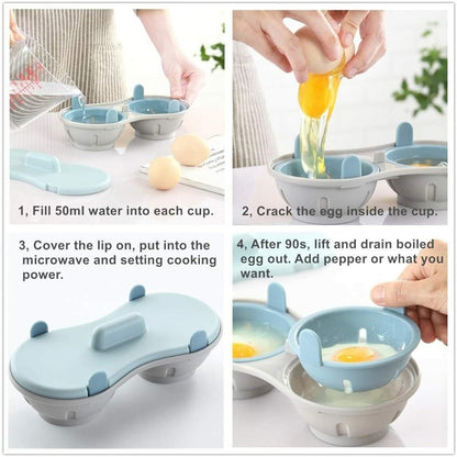 🔥Special Offer - 49% OFF🔥Edible Silicone Drain Egg Boiler (BUY 2 FREE SHIPPING)