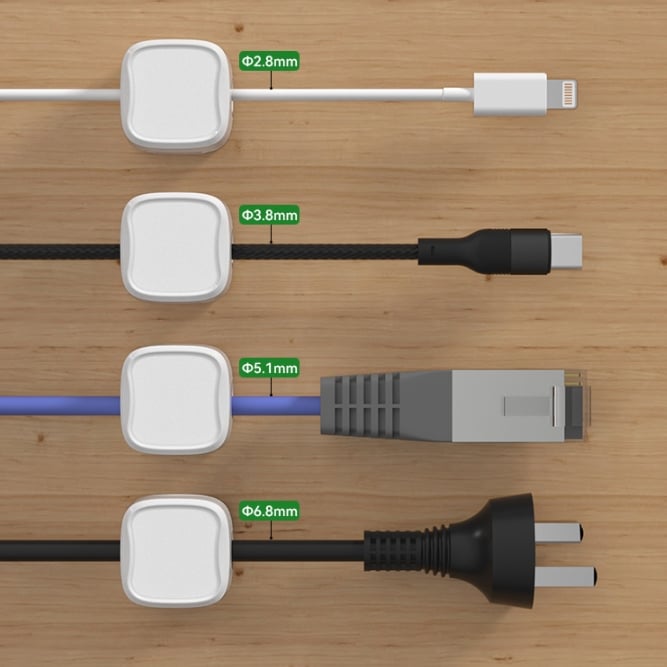 🔌 Tame Tangled Cables Instantly - 49% OFF- ✨ Magnetic Cable Organizers - No More Desk Clutter