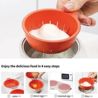 🔥Special Offer - 49% OFF🔥Edible Silicone Drain Egg Boiler (BUY 2 FREE SHIPPING)