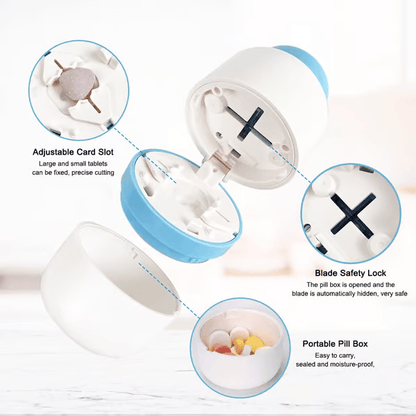 💊 Experience Effortless Pill Cutting - 49% OFF - ✨Portable Pill Precise Fixed Positioning Cutting Machine