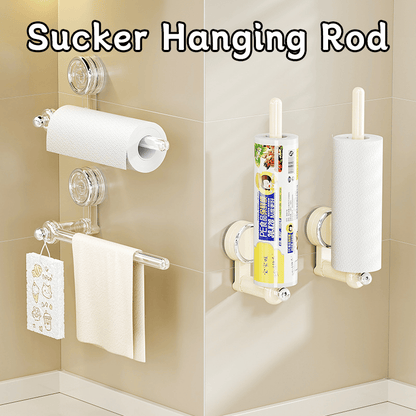 🔥Hot Sale 49% OFF- 🎁Multifunctional Sucker Hanging Rod
